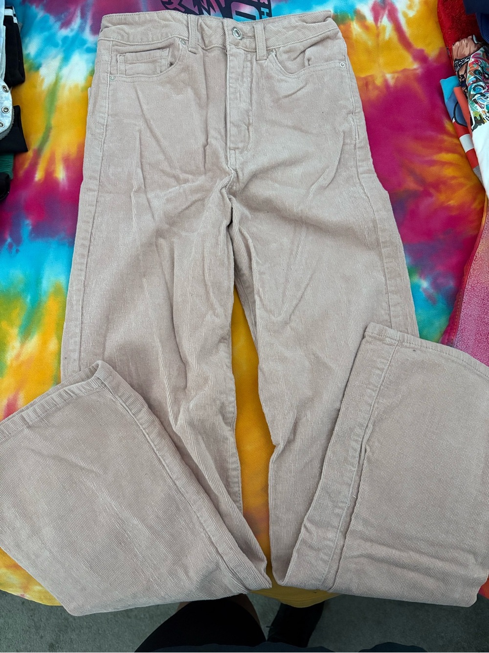 Forever 21 womens Light pink size xs Corduroy Pants - Picture 1 of 3